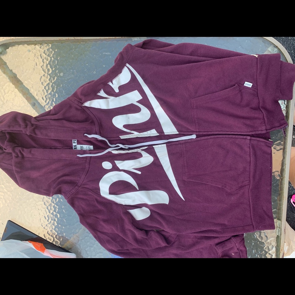 Victoria Secret Pink zip up hoodie